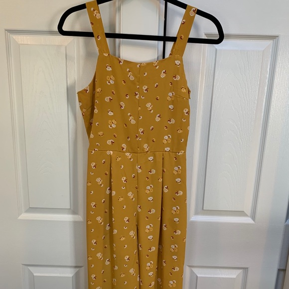 Blue Rain Francesca Flowered Yellow Jumpsuit - Picture 11 of 11